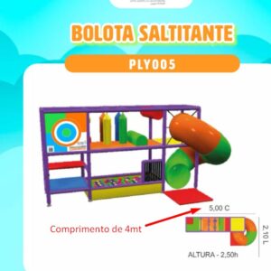 Bolota Saltitante Variante de 4 x 2,1x 2,5 de altura